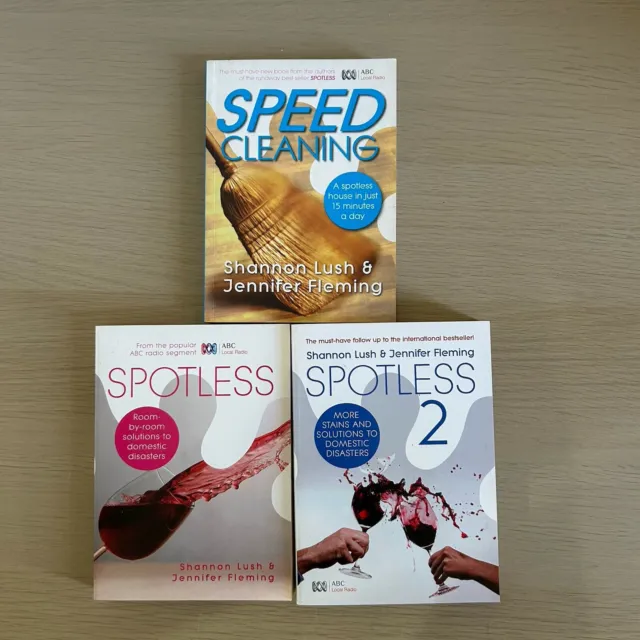 Spotless & Spotless 2 Shannon Lush Jennifer Fleming Speed Cleaning Hints