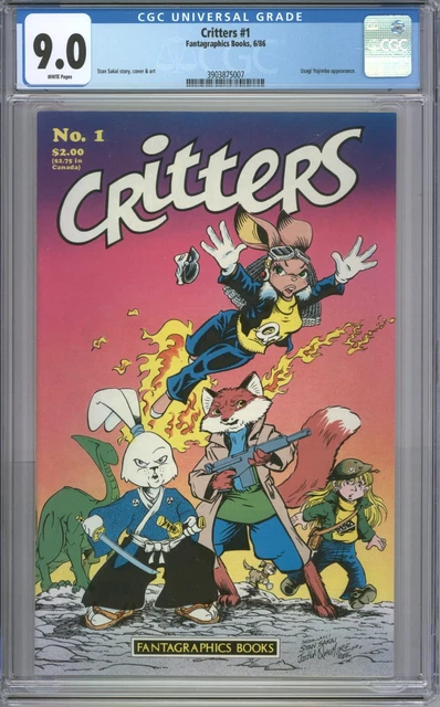 Critters #1 CGC 9.0 Fantagraphics Books 6/86