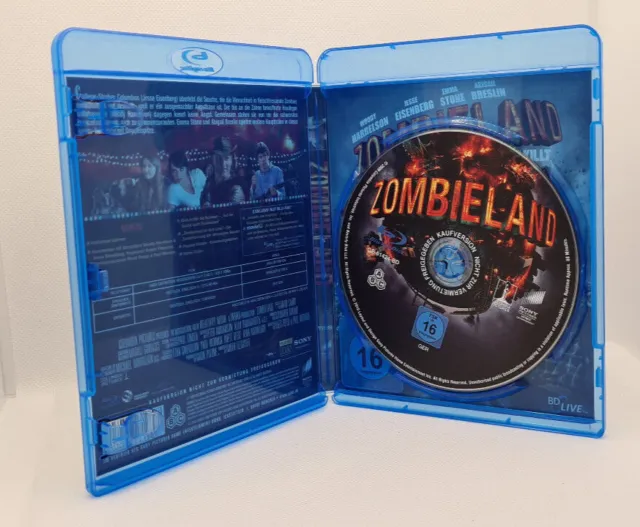 BluRay Zombieland Eine Komödie, die euch killt! Mit Woody Harrelson, Emma Stone  3