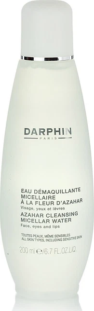 Agua micelar limpiadora Darphin Azahar 200 ml - removedor de maquillaje refrescante suave