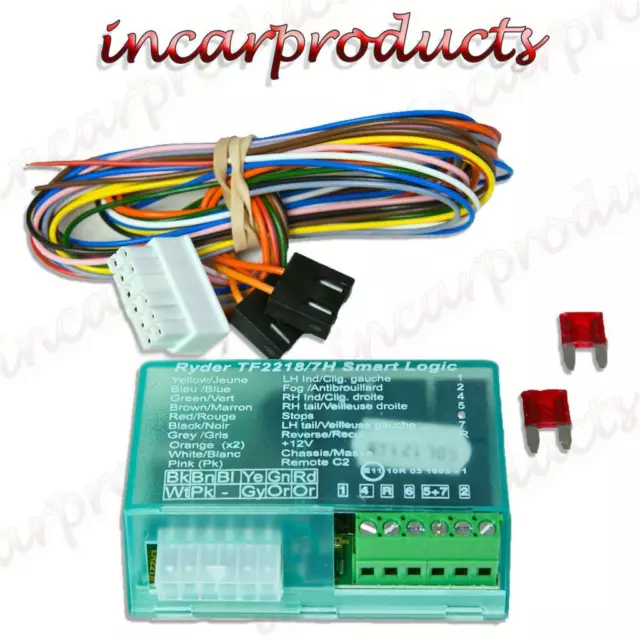 Universal Towbar 7 way Towing Electric ByPass Relay for CanBUS wiring