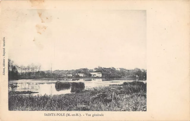 Cpa 54 Saint Pole General View