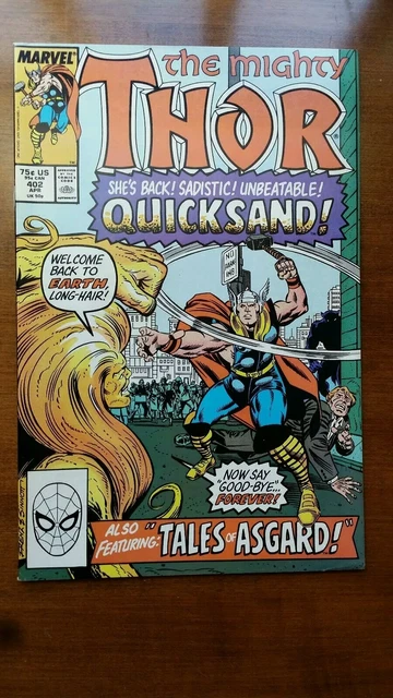Thor #402 (April 1989, Marvel)  High grade white pages Tom Defalco