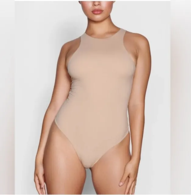 NWT SKIMS Barely There Scoop Shimmer Sienna Bodysuit - 4X