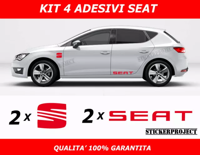 ADESIVI SEAT stickers fiancata Ibiza - Leon cupra ST - Mii decal