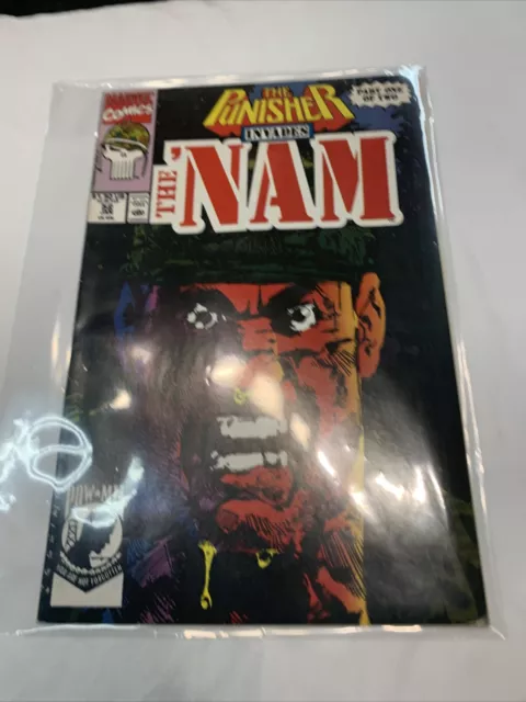 The ‘Nam #52 The Punisher Invades  Part 1 Marvel 1991 Rare 2nd Print HTF