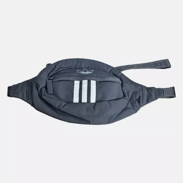 Adidas Waist Belt Bag Fanny pack Bum Purse Wallet Money Black New W/O Tag