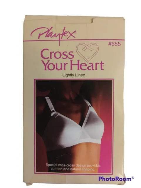 PLAYTEX CROSS YOUR Heart 165 Soft Cup Everyday Bra - 44B White BNWT £5.99 -  PicClick UK