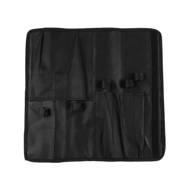 Chef Roll Bag alta capacidad negro impermeable para camping viajes en 3