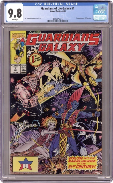 Guardians of the Galaxy #1 CGC 9.8 1990 4186376015