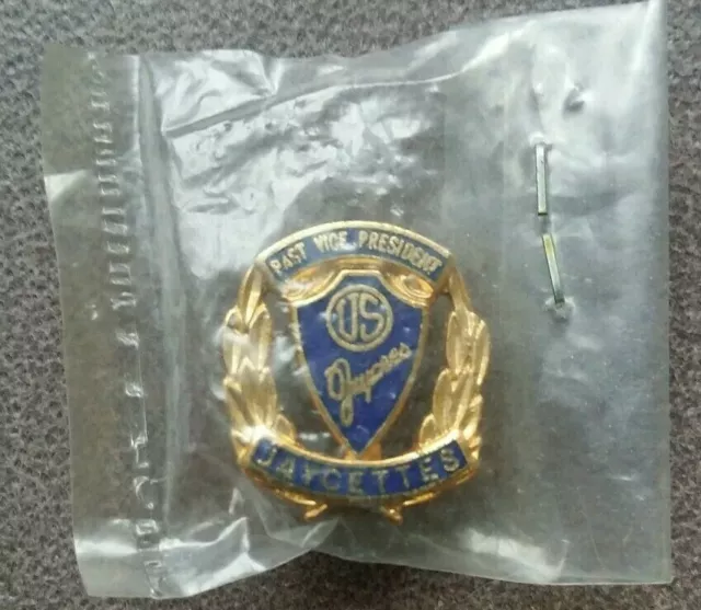 Vintage Jaycettes Past Vice President Pin US Chamber of Commerce Jaycees New
