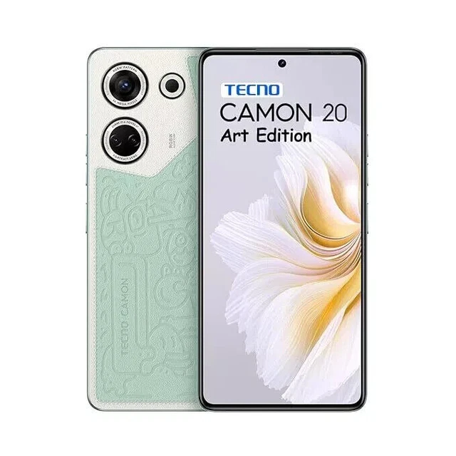 CAMÉRA DOUBLE SIM 6,67 POUCES 64 mégapixels Tecno Camon 20 Art Edition ...