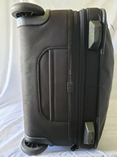 Tumi Black Luggage 20" Upright Wheeled Suitcase 8