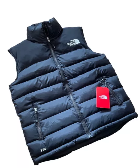 The North Face Massif 700 Down Black Body Warmer Gilet Various Sizes Full Black