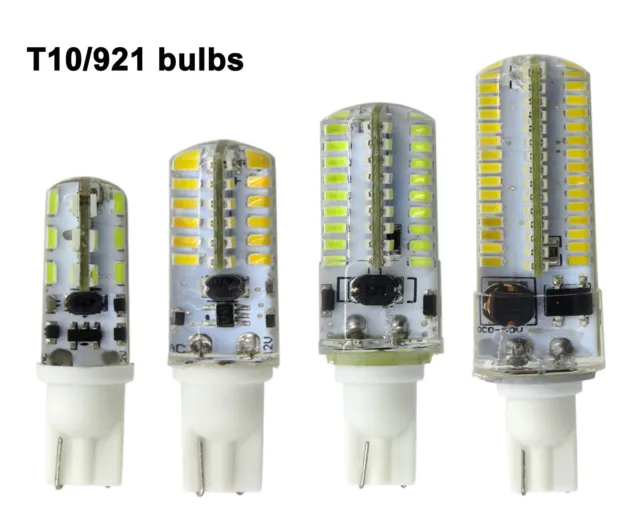 T10 921 194 LED Bulb 24/48/72/120 3014 SMD Light RV/Boat DC12-24V Silicone Lamp