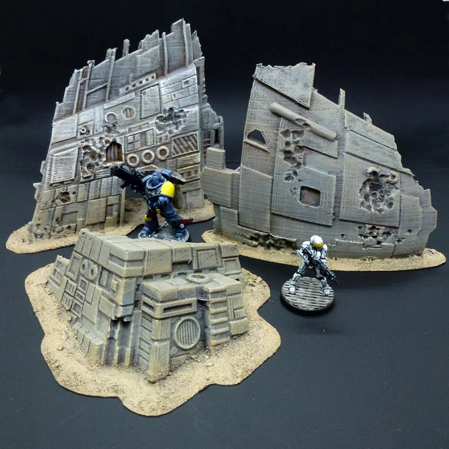 Horse and Wagon Cart Set in Color Scatter Terrain Scenery Mini