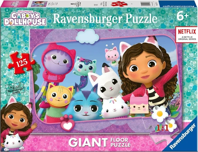 RAVENSBURGER - PUZZLE géant Gabby et la maison magique – 125 pièces ...
