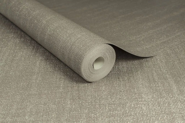 Boutique Chenille Bronze Glitter Heavyweight Textured Vinyl Wallpaper 101466 2