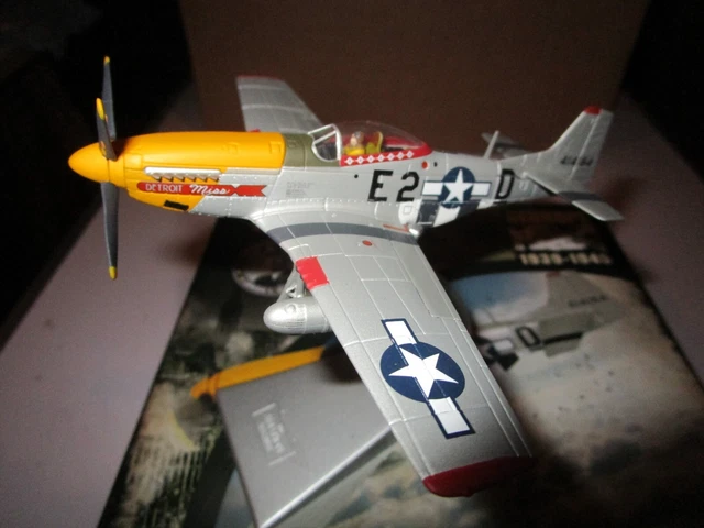 Corgi Mustang P-51D ‘Jersey Jerk’ – Échelle 1/72, Avion De Chasse WWII, Modèle Moulé Sous Pression – Collection