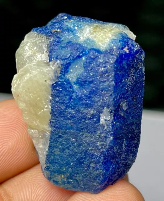 120 CTS Rare beautiful Blue Color Fluorescent Afghanite Crystal