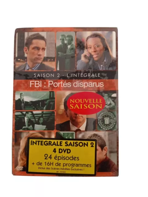 FBI :PORTES DISPARUS -Intégrale saison 2 - Coffret 4 boitiers slim -4 DVD - NEUF