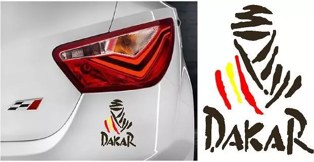 1039 - Dakar Tuareg España Pegatina Vinilo Sticker Coche Moto Portatil Adhesivo