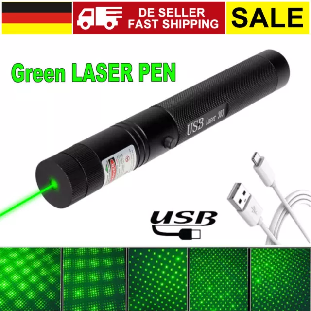 1mw Laserpointer Rot/Grün/blau Lila Reichweite bis 500 Km ULTRA STARK Laserlicht
