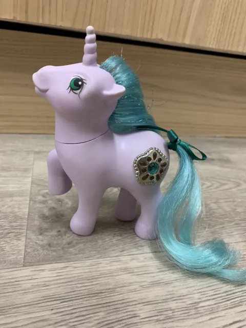 My Little Pony G1 Princess Sparkle Amethyst Unicorn Pony 1987 Hasbro Vintage