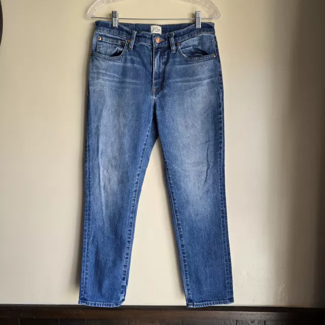 J.Crew Women’s Sz 27 Slim Boyfriend Jeans Medium Wash 5 Pocket