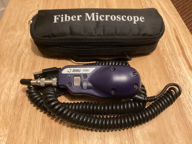 Viavi P5000i Fiber Microscope With FBPT-U25M Tip And Case