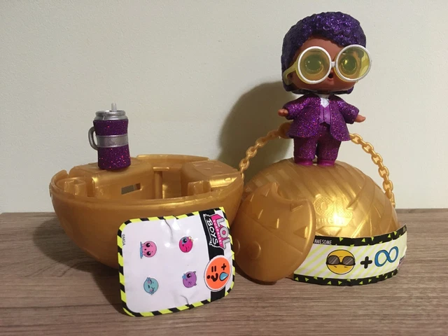 New 2019 Lol Surprise Boys Serie 1 King Bee Ultra Rare Gold Ball New