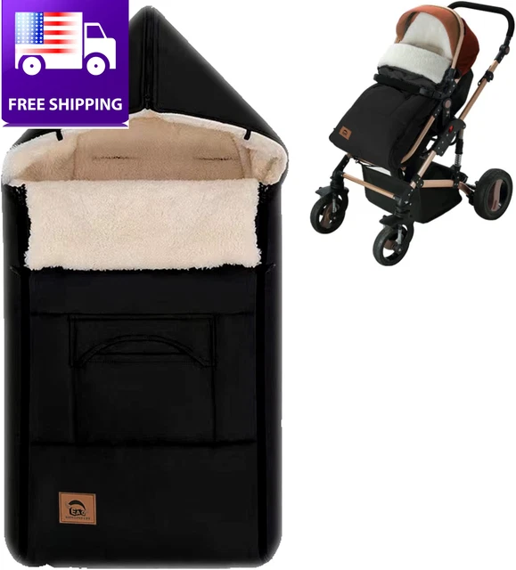 EAQ Universal Winter Warm Baby Stroller Footmuff,Muti Use Bunting Bag, Fleece Li
