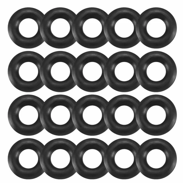 20pcs Black Nitrile Butadiene Rubber NBR O-Ring 2mm Inner Dia 1.25mm Width ✦KD