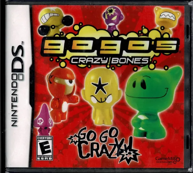 Gogo's Crazy Bones Nintendo DS New 70 Fun Puzzles For Everyone Like Knock Out