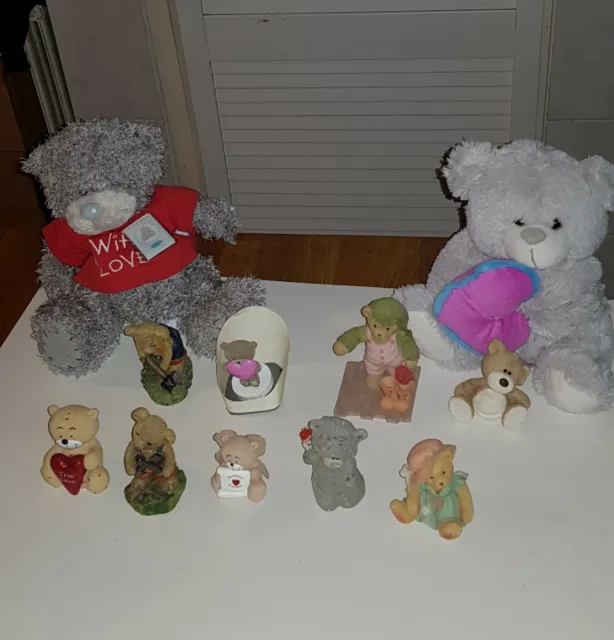 HOUSE CLEARANCE Bear JOBLOT Collection Bundle ×11 bears Gift Set Ornaments plush
