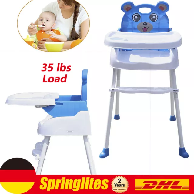 Kinderhochstuhl Mit Tisch Hochstuhl Baby Essstuhl Sitzerhöhung Klappbar