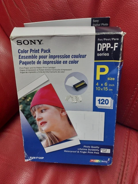 SONY SVM-F120P COLOUR Printing Cartridge Ribbon & Paper DPP-F