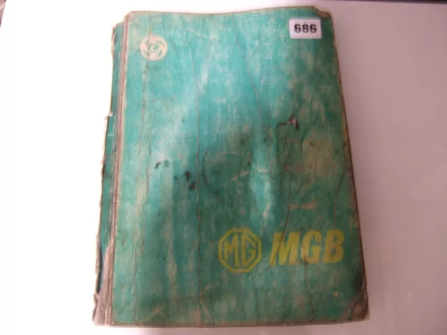Manuale officina originale MGB
