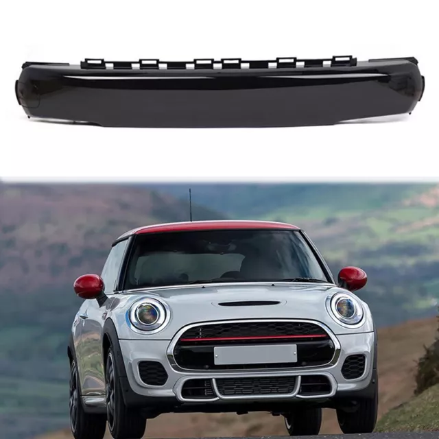 Für Mini Cooper F55 2013-2019 Nummernschild Blende Stoßstange Abdeckung Schwarz