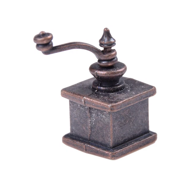 1/12 Dollhouse Miniatur Küche Vintage Kaffeemühle für Puppe GeschenR'AP SC