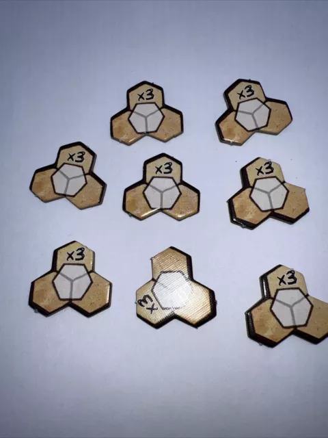 Lewis & Clark The Expedition Board Game Pieces 8 Resource Multiplication Markers