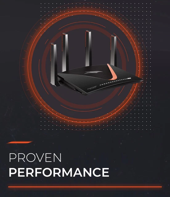 NETGEAR XR700-100EUS Nighthawk Pro Gaming Wi-Fi Router AD7200 MU-MIMO NEW SEALED