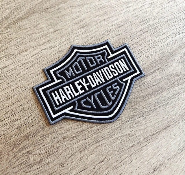 Patch Thermocollant Harley-Davidson - Écusson 10.5cm X 8.5cm - Pour Veste, Sac - Style Moto Biker