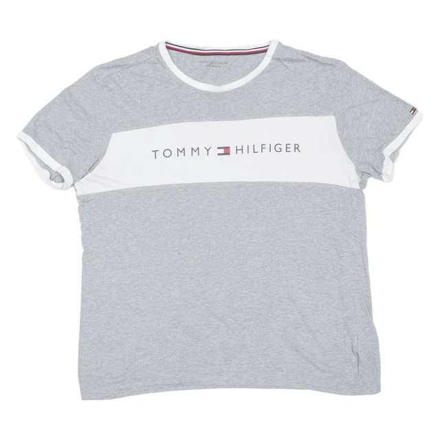 T-shirt TOMMY HILFIGER grigia manica corta uomo L
