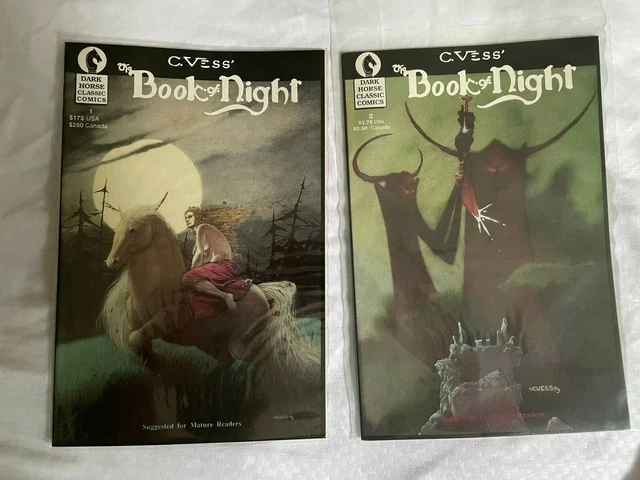 Charles Vess' The Book of Night (Dark Horse, 1987) #1,2