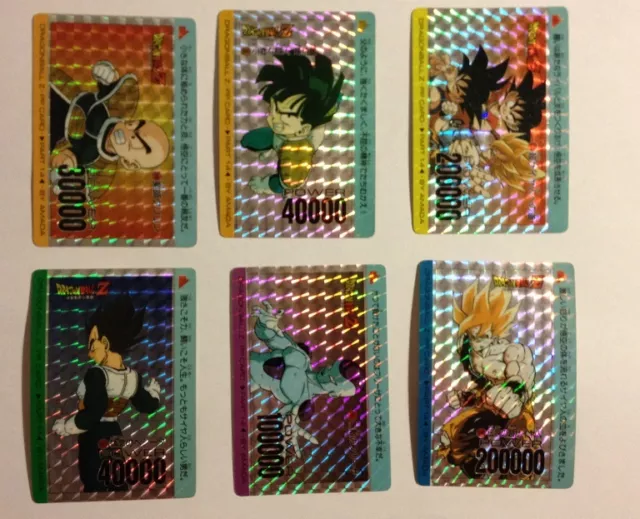 Dragon Ball Z PP Card PART 14 Prism Set 6/6