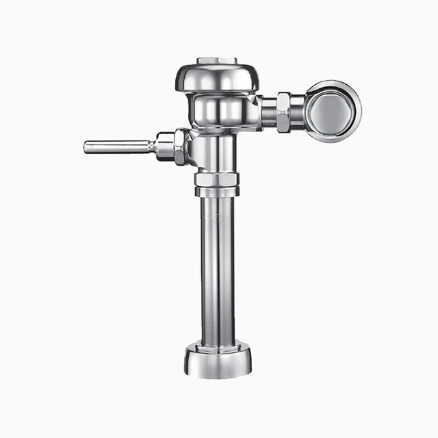 Sloan 111-1.28 DFB Manual Flush Top Spud Flushometer for Floor - Chrome