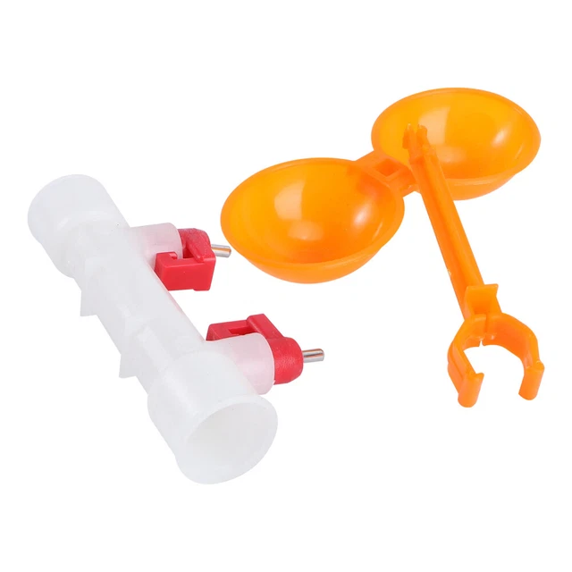 5 Pcs Poultry Chicken Fowl Auto Feeder Automatic Drinker Cups