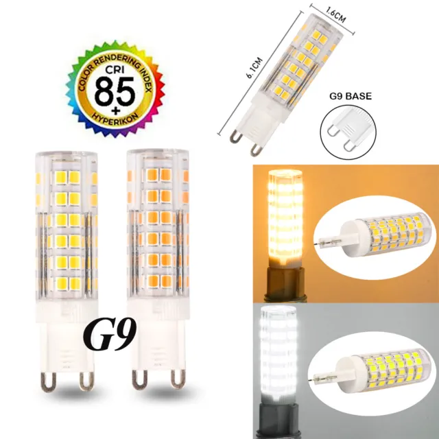 G9 LED 7W Glühbirne warm kühl weiß Ersatz für G9 Halogenkapsel Glühbirne 2