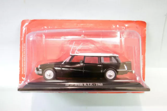 Atlas / UH - CITROEN ID 19 Break RTF 1960 noir Neuf NBO 1/43